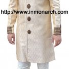 Fantastic Beige Indo Western Sherwani 40R Ready to Ship Indian Men's Wear IN433