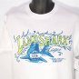 FNI5 NEW SZ L WHITE BEER LANDSHARK LAGER CO. MARGARITAVILLE BREWING MEN SHIRT