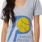 PC12 NEW SIZE S NBA INDIANA PACERS GRAY BLUE GOLD CLASSIC  VNECK WOMEN SHIRT