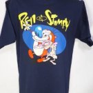 NEW SIZE S NICKELODEON NICK REN AND STIMPY SHOW FUNNY CLASSIC MENS SHIRT