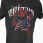 NEW SIZE S BIG PORTRAIT SITTING ON WEB  SPIDERMAN MARVEL COMICS  SOFT MENS SHIRT