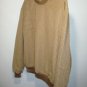 CC01 NEW "SIZE S" PREMIUM GOLF PULLOVER TAN PLAID UPSCALE MENS JACKET SHIRT