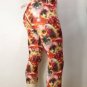 PK99 NEW SZ 2X RED PINK DOTS UNIVERSE GALAXY SPACE MOONS CAPRI LEGGINGS TIGHTS