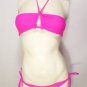 (2) SWIMSUIT SET NEW SIZE M (8) HOT PINK & ORANGE BIKINI BATHING SUITS WOMEN