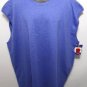 SLV4 NEW PLUS SZ 4XL HEATHER BLUE FRUIT OF THE LOOM MUSCLE SPORTY  MENS SHIRT