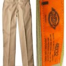 DD21 NEW 48/32 DICKIES CLASSIC WORK TAN BEIGE DURABLE MENS PRESSED PANTS