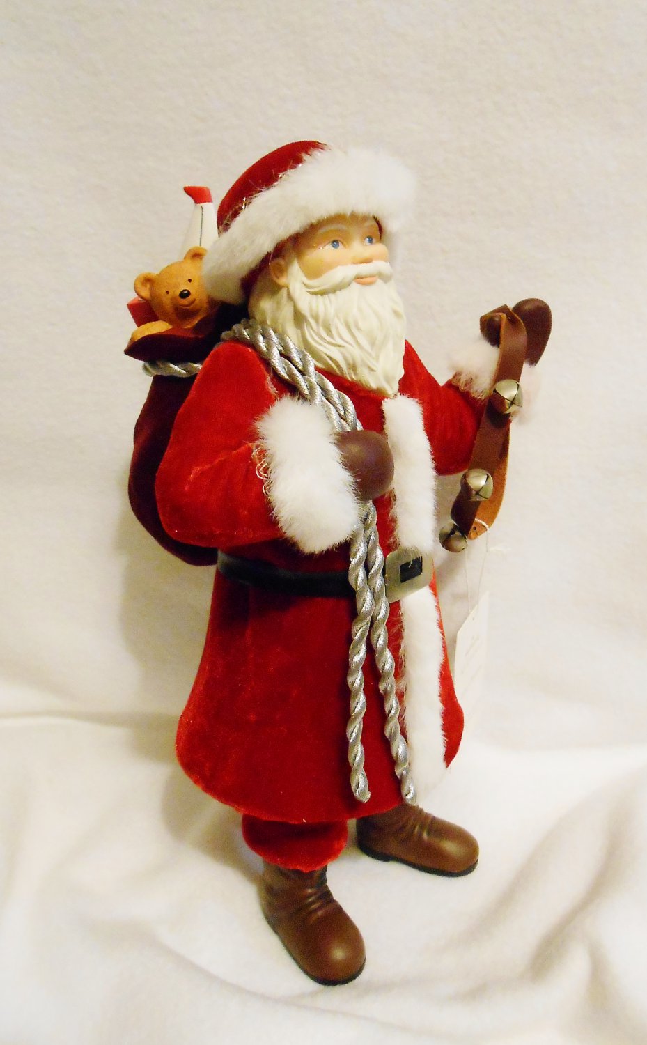 Santa Figure Hallmark "Father Christmas" Large 12" Tall Tabletop Mantel