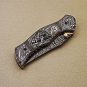 Professional Damascus Folding Knife Custom Handmade Knife 1300