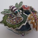 JAY STRONGWATER / SWAROVSKI CALIB BEE & BUD BOX - FLEURS BRAND NEW IN BOX!!!