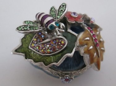 JAY STRONGWATER / SWAROVSKI CALIB BEE & BUD BOX - FLEURS BRAND NEW IN BOX!!!