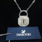 Swarovski Surely Lock Pendant Necklace 1156308 Free Ship & Swarovski Gift Bag