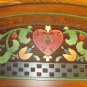 Decorative Wall Plaque Engraved Art Country Chic Woodcut Sunflowers