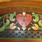 Decorative Wall Plaque Engraved Art Country Chic Woodcut Sunflowers