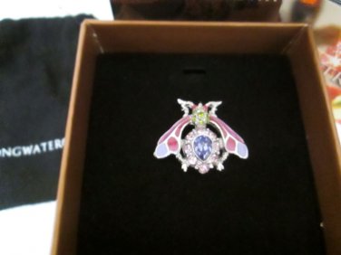Jay Strongwater / Swarovski Nils Wasp Tack / Pin Jewelry Purple NIB