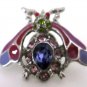Jay Strongwater / Swarovski Nils Wasp Tack / Pin Jewelry Purple NIB