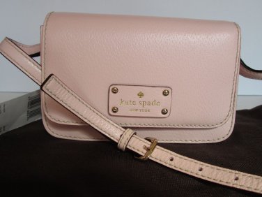 Kate Spade Wellesley Small Flynn Crossbody Shoulder Purse Ballet Slip Pink NWT