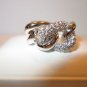 Manhattan White Ring Size 7 EUR Swarovski Crystal Jewelry 1126742