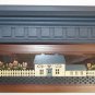 Decorative Wall Shelf Laser Engraved Art Country Chic Woodcut White Picket Fence