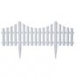 Decorative Wall Shelf Laser Engraved Art Country Chic Woodcut White Picket Fence