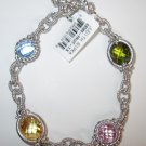 Judith Ripka  Fruit Multi-Stone Crystal and Quartz Bracelet BNIB with Tags