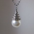 SWAROVSKI PERPETUAL CRYSTAL PEARL DROP NECKLACE BNIB! 1106453 FREE SHIPPING
