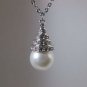 SWAROVSKI PERPETUAL CRYSTAL PEARL DROP NECKLACE BNIB! 1106453 FREE SHIPPING