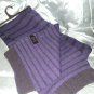 Primark - Mens/Unisex long length Scarf - Purple/black - New with tags