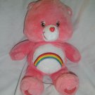 Care Bears - 2002 - Rainbow Pink Bear - 12" H