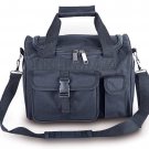 Black 13" Carry-On Duffle Bag Waterproof Overnight Travel Tote Suitcase Luggage