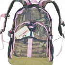 Mossy Oak Pink Break Up Camo Backpack 17" Camouflage School Book Bag NEW