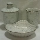 Porcelain Bath Accessories - Faux Marble
