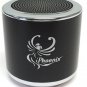 IPHOENIX MINI SPEAKER+FM IP-02 BLACK