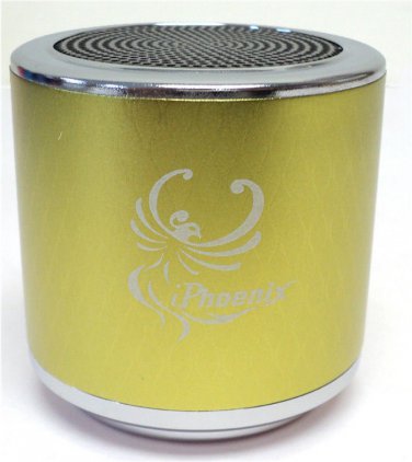 IPHOENIX MINI SPEAKER+FM IP-02 GOLD