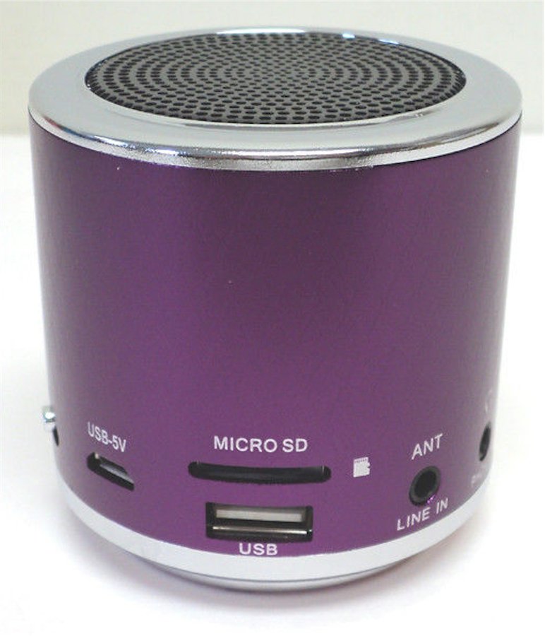 IPHOENIX MINI SPEAKER+FM IP02 PURPLE