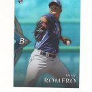 2014 Bowman Platinum Blue Parallel Enny Romero Rc #99 Tampa Bay Rays