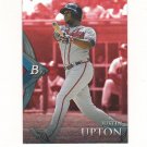2014 Bowman Platinum Ruby Red Justin Upton #70 Atlanta Braves