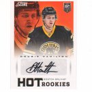 2013-14 Score Hot Rookies Dougie Hamilton Autograph Rc #646 Boston Bruins
