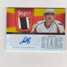 2013-14 Select Stars Prizm Gold Refractor Alex Ovechkin Patch Autograph #d 4/5 Washington Capitals
