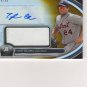 2013 Bowman Platinum Gold Refractor Tyler Collins Autograph Patch Rc #d 09/50 Detroit Tigers