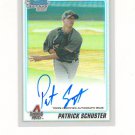 2010 Bowman Chrome Prospect Refractor Patrick Schuster Autograph #d 130/500 Arizona Diamondbacks