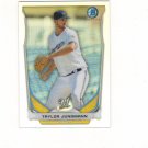 2014 Bowman Chrome Mini Refractor Taylor Jungmann #BM-MB5 Milwaukee Brewers