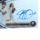 2013 Bowman Platinum Prospect Jeff Ames Autograph #BPAP-JAM Tampa Bay Rays