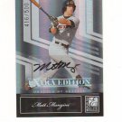 2007 Donruss Elite Extra Edition Matt Mangini Autograph #d 416/500 Seattle Mariners