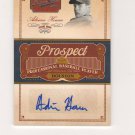 2011 Playoff Prime Cuts Prospect Adrian Houser Autograph #d 078/299 Houston Astros