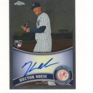 2011 Topps Chrome Hector Noesi Autograph Rc #218 New York Yankees