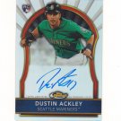 2011 Finest Refractor Dustin Ackley Autograph Rc #d 298/499 Seattle Mariners