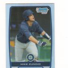 2012 Bowman Chrome Draft Prospect Refractor Mike Zunino #BDPP25 Seattle Mariners