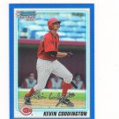 2010 Bowman Chrome Prospect Blue Refractor Kevin Coddington #d 062/150 Cincinnati Reds