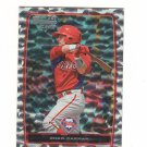 2012 Bowman Draft Prospect  Silver Ice Chad Carman #BDPP144 Philadelphia Phillies