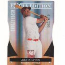 2011 Donruss Elite Extra Edition Aspirations Die Cut Justin Upton #d 019/200 Arizona Diamondbacks